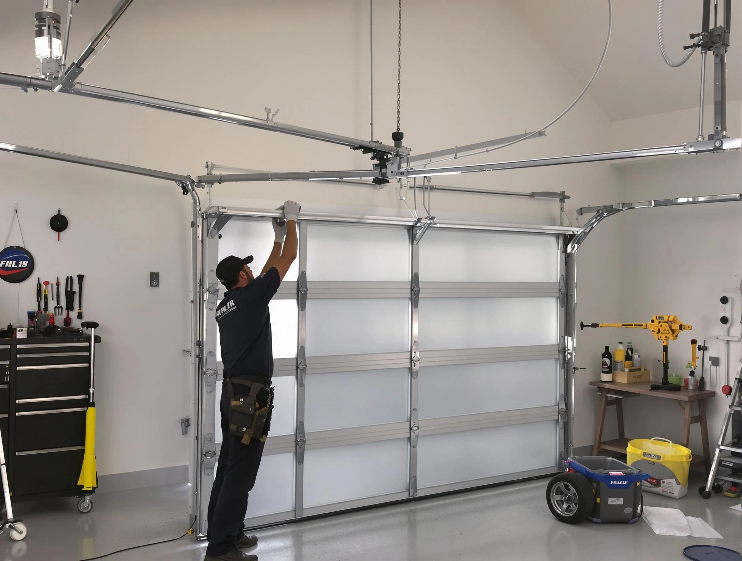 Trussville Garage Door Repair certified team performing precision garage door installation in Trussville