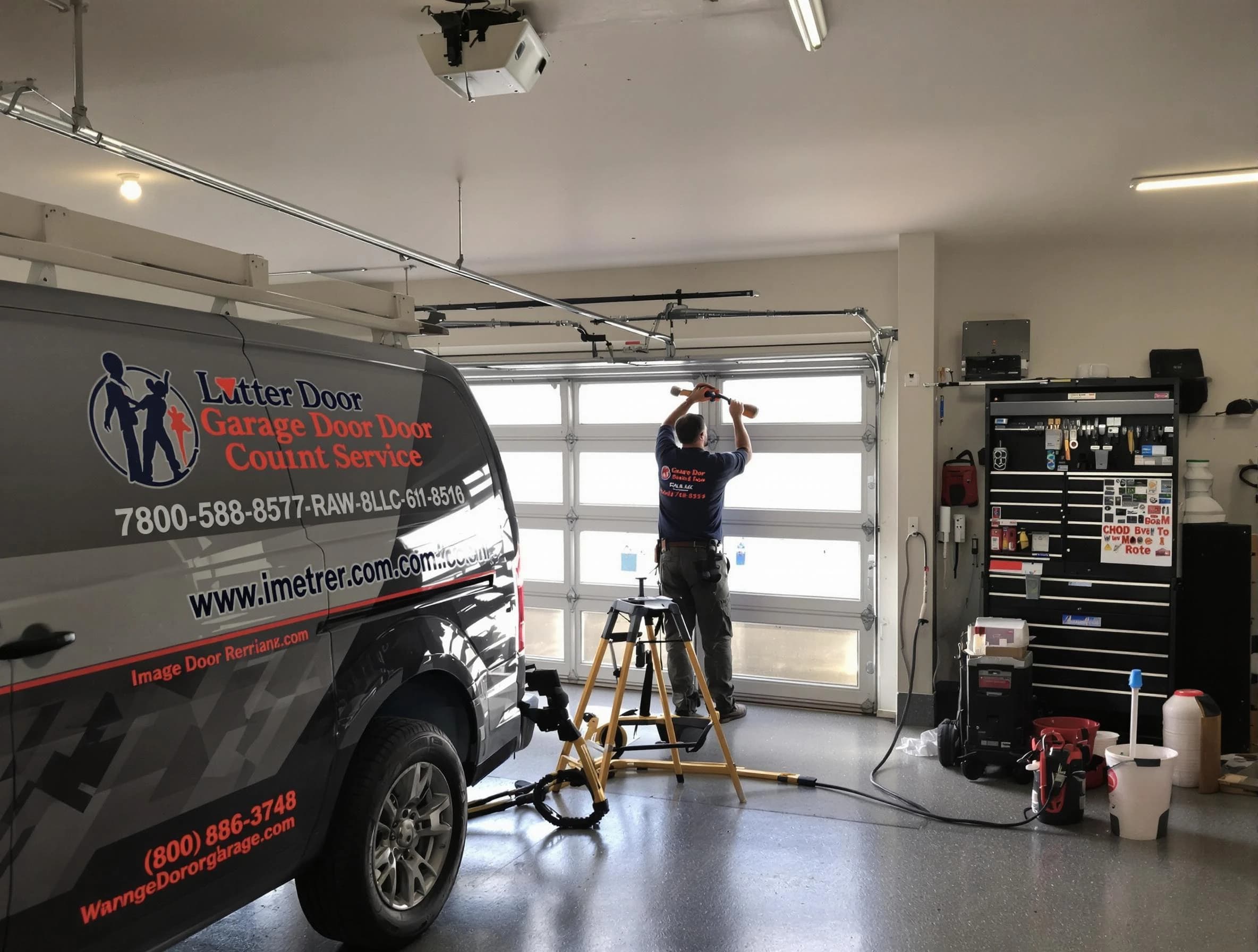 Trussville Garage Door Repair rapid response team performing same-day repair in Trussville