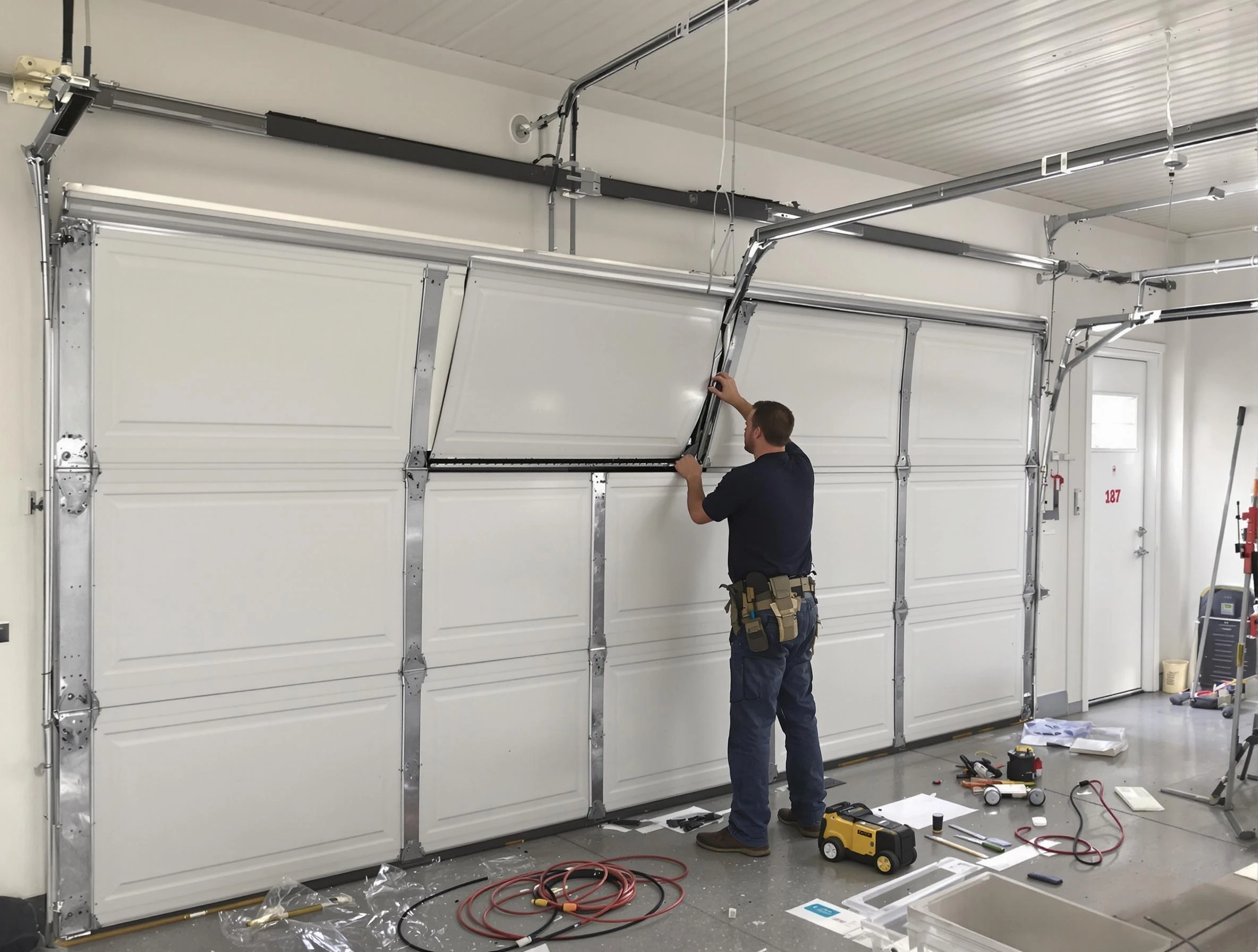 Garage Door Section Replacement in Trussville