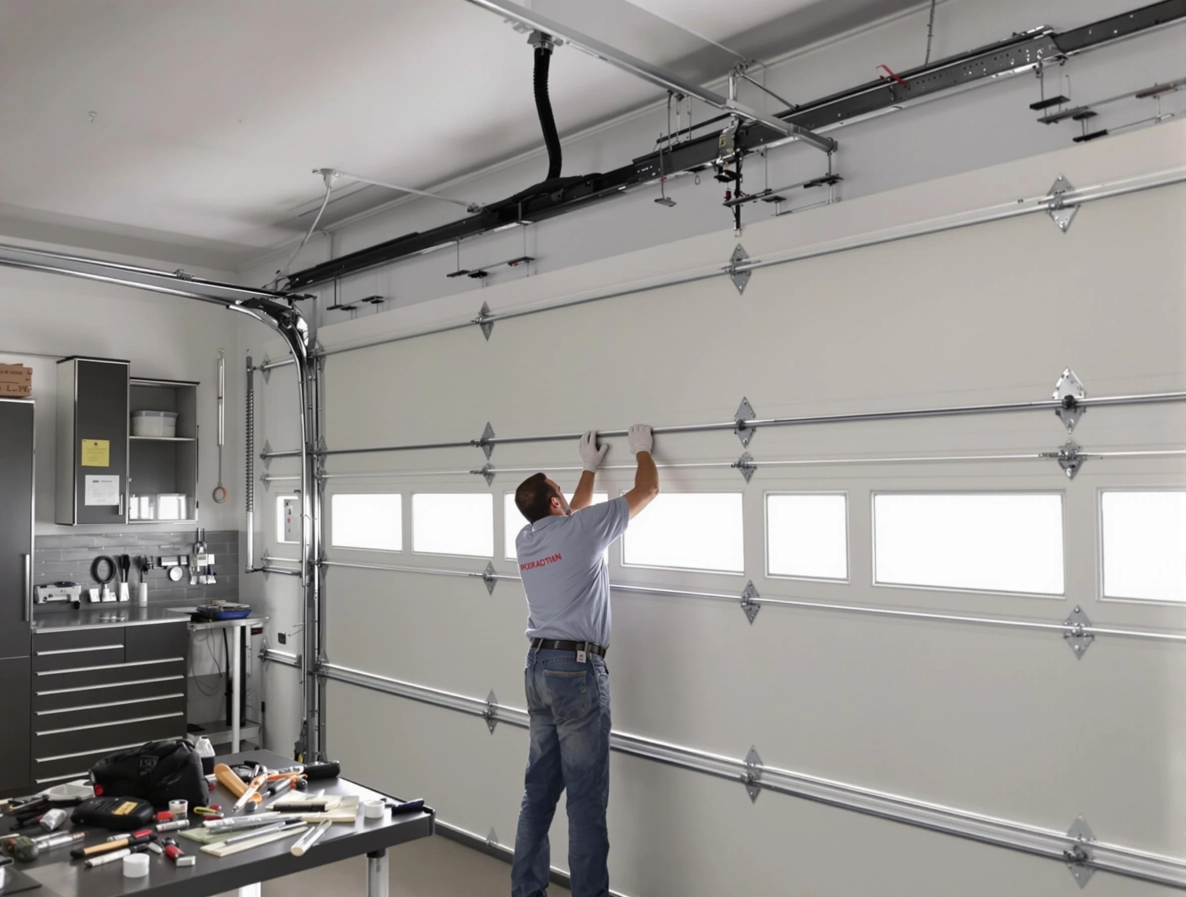 Garage Door Track Repair in Trussville
