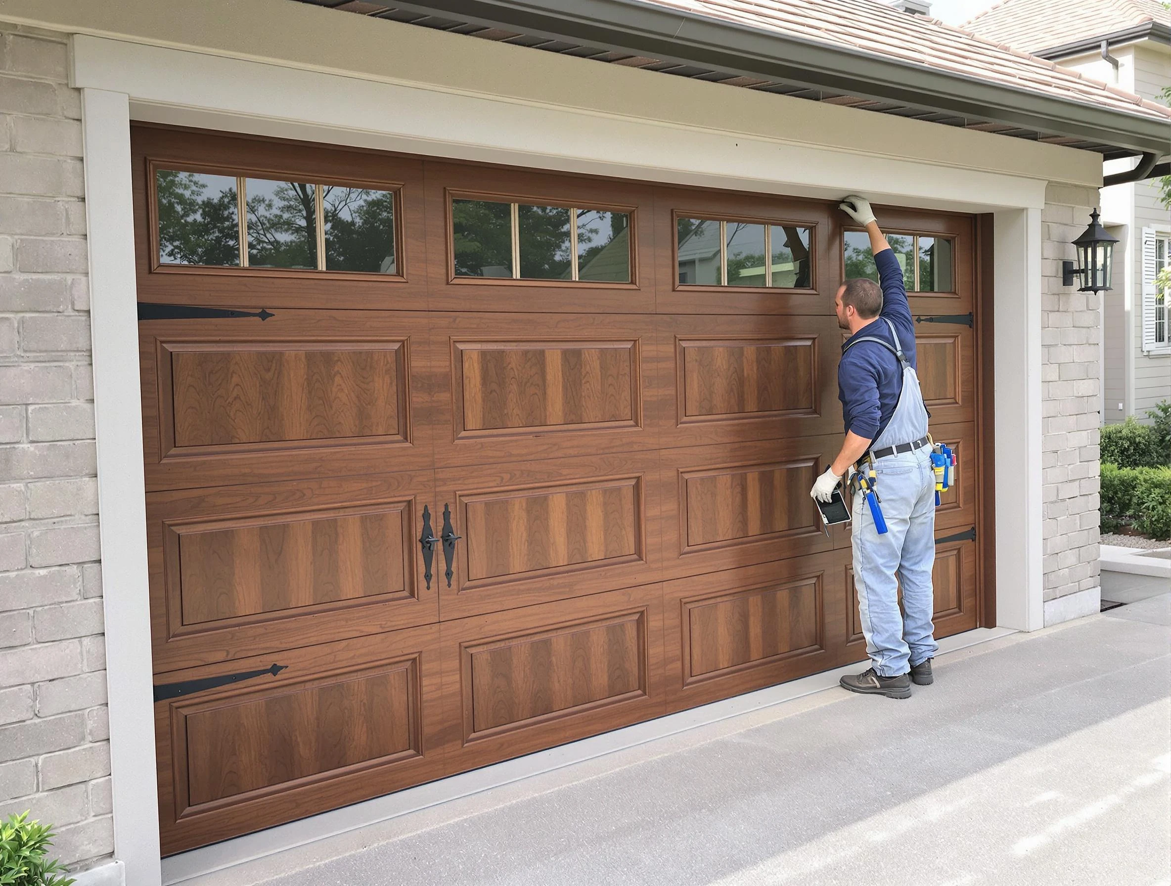 Custom garage door showcase by Trussville Garage Door Repair in Trussville