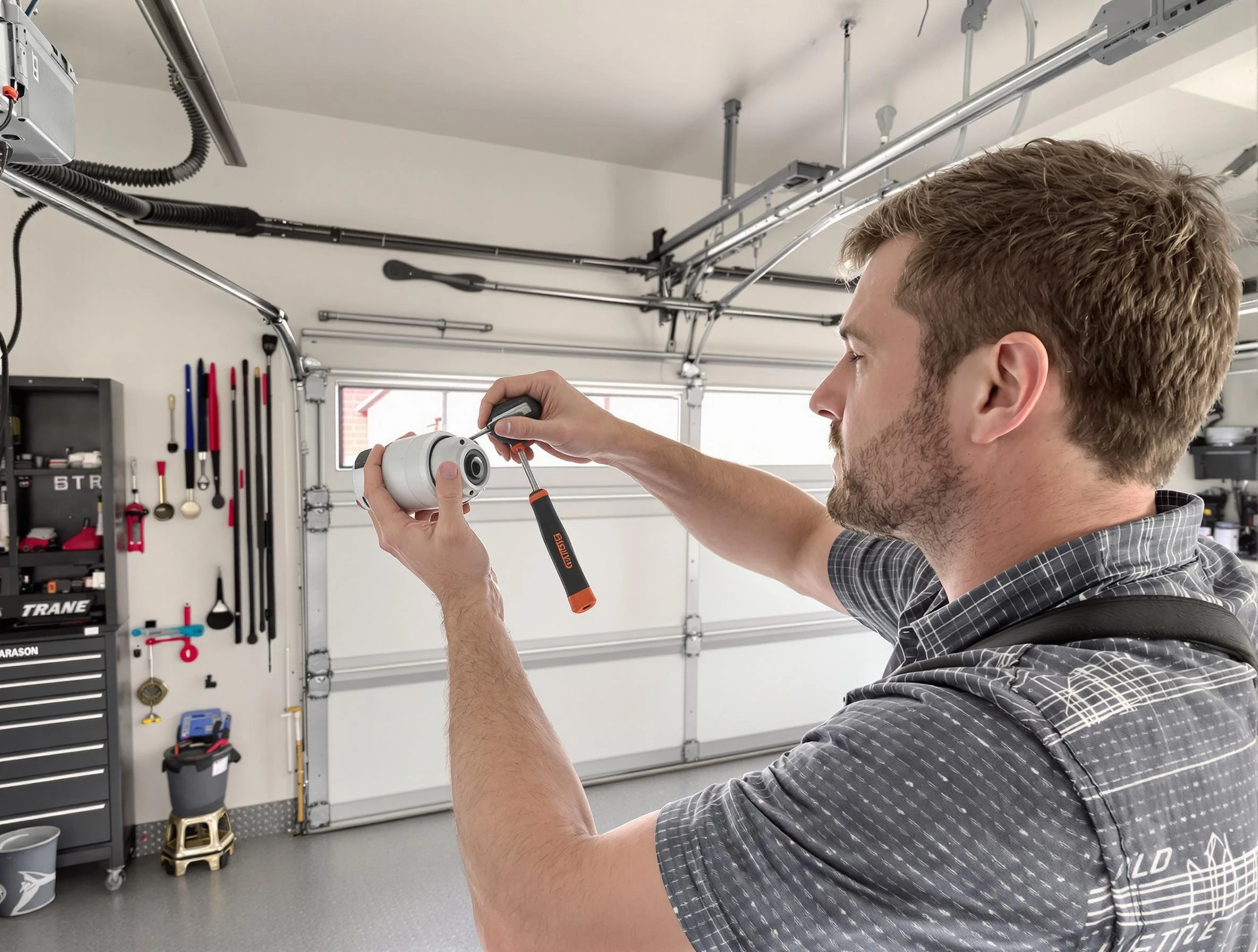 Garage door opener repair service by Trussville Garage Door Repair in Trussville