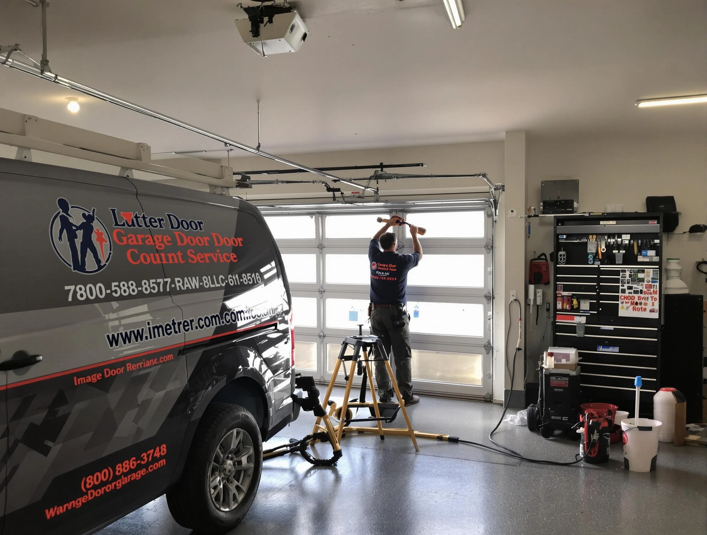 Trussville Garage Door Repair rapid response team performing same-day repair in Trussville