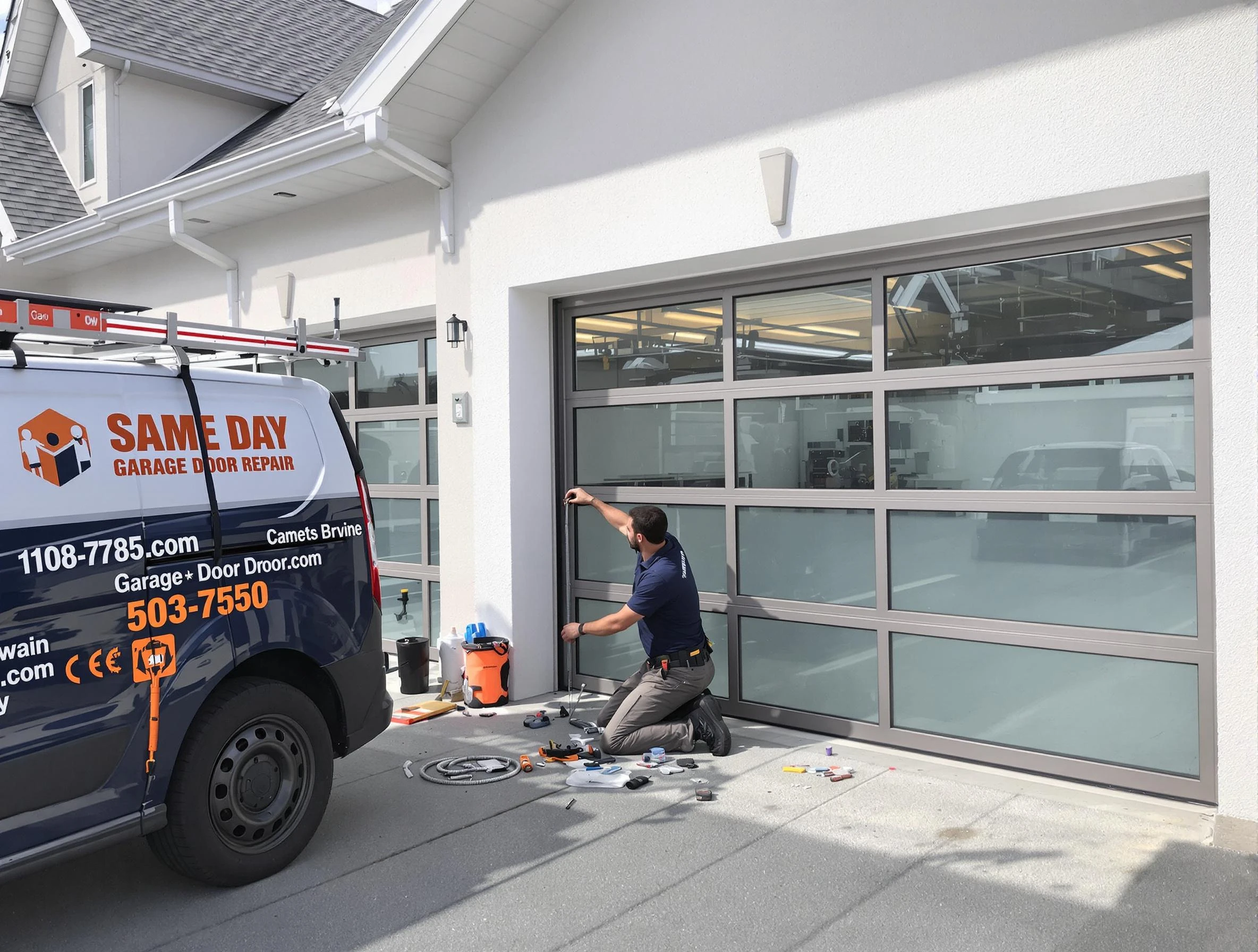 Same-day garage door repair service by Trussville Garage Door Repair in Trussville